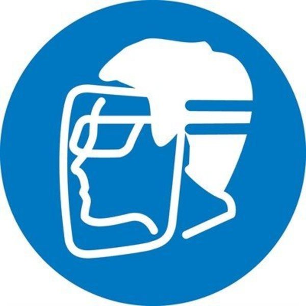 Nmc Wear Faceshield And Eye Protection Iso Label, Pk5 ISO405AP